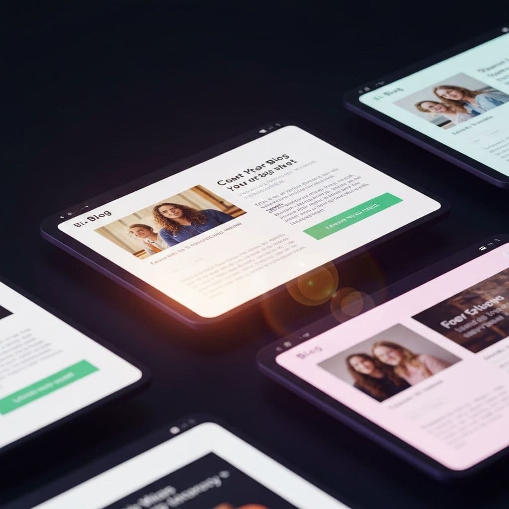 Digital blog interface