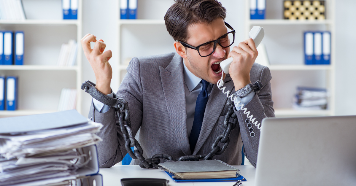 Businessman on phone